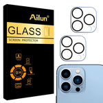 Ailun Glass Screen Protector Compatible For Iphone 13 Pro 6 1 Inch Display 3 Pack Tempered Glass And Camera Lens Protector For Iphone 13 Pro 6 1 Tempered Glass 9H Hardness Ultra Hd Anti Scratch Eas
