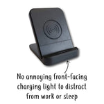The Flip Dock Folding Wireless Charging Station Fast 15W Perfect For Home And Travel Smallest Wireless Charging Dock Charges Big Phones Either Portrait Or Horizontal