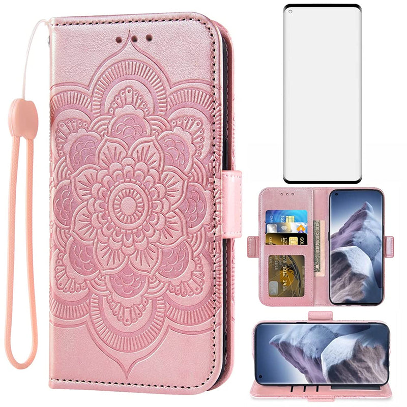 New For Xiaomi Mi 11 Ultra 5G Wallet Case And Tempered Glass S