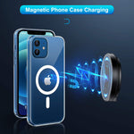 For Magnetic Wireless Car Charger Mount Ooouse 7 5W Qi Clamping Fast Charging Car Auto Air Vent Phone Holder With Suction Cup For Iphone 12 Iphone 12 Pro Iphone 12 Pro Max Mini Iphone 12