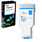 300Ml Cyan Ink Cartridge Dye Ink Compatible For Hp 727 For Hp Designjet T920 T930 T1500 T1530 T2500 T2530