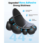 Magnetic Phone Holder For Car 2 Pack Car Phone Mount Strong Stickiness Cell Phone Holder With Nano Adhesive For Dashboard 6 N52 Magnets Phone Car Mount Compatible With Iphone Android Phone