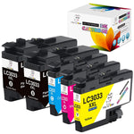 Lc3033 Bk C M Y Super High Yield Ink Cartridges Compatible Replacement Ink For Brother Lc3033 Lc3033Xxl Lc3035Xxl Lc3035 Work For Brother Mfc J995Dw Mfc J805Dw