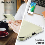 Galaxy S21 Fe 5G Case Ouba Rubber Slim Thin Flexible Clear Tpu Shock Absorbing Corners Anti Scratches Lightweight Gel Soft Silicone Protective Case Cover For Samsung Galaxy S21 Fe 5G Clear