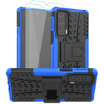 New For Moto Edge 20 Pro Case With 2Pcs Screen Protector Dual Layer Shock