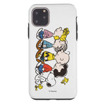 Compatible With Iphone 12 Pro Iphone 12 Case 6 1Inch Peanuts Layered Hybrid Tpu Pc Bumper Cover Peanuts Friends Stand