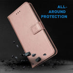 New For Samsung Galaxy A42 5G Wallet Case Wrist Strap Lanyard