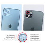 Jolojo Camera Lens Protector For Iphone 11 Pro5 8 Pro Max6 5 High Definition Anti Scratch Full Coverage Screen Protector Glass Ring Ultra Thin Clear Set Of 3 Rosegold Purple Red 2019