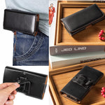 Syking Cell Phone Holster For Iphone 13 Pro 12 Mini 11 Xr Xs Samsung Galaxy S22 S21 Fe S20 S9 A02S A03S A01 A11 A21 A51 A71 A12 A13 A32 A42 A52 Leather Belt Clip Loop Case Phone Pouch Holder Black