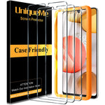 3 Pack Uniqueme Screen Protector For Samsung Galaxy A42 5G Tempered Glass Case Friendly 9H Hardness Easy Installation High Definition Bubble Free