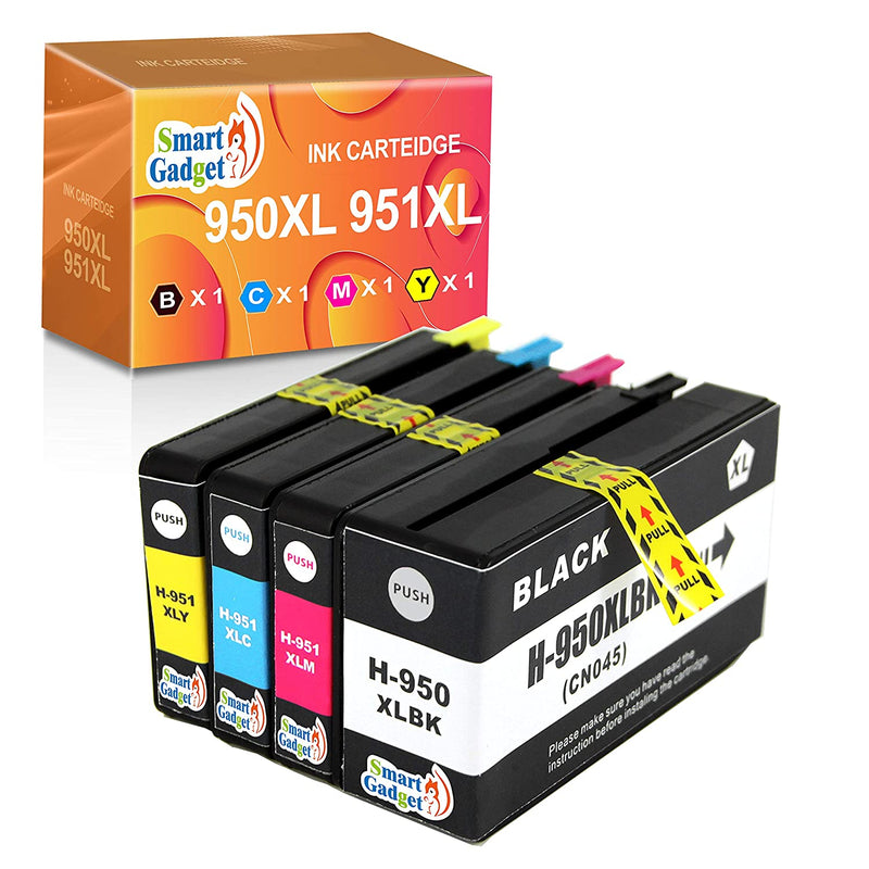 Smart Gadget Compatible Ink Cartridge Replacement Hp 950Xl 9051Xl 950 951 Use With Pro 8100 8600 8610 8615 8620 8625 8630 8640 8660 251Dw 276Dw 271Dw Printers