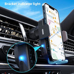 Yingrui Wireless Car Charger Bracket Qi Fast Charging Intelligent Auto Clamping Car Mount Windshield Dashboard Bracket Vent Bracket Compatible Iphone 13 13 Pro 12 12 Pro 11 Samsung Galaxy Series