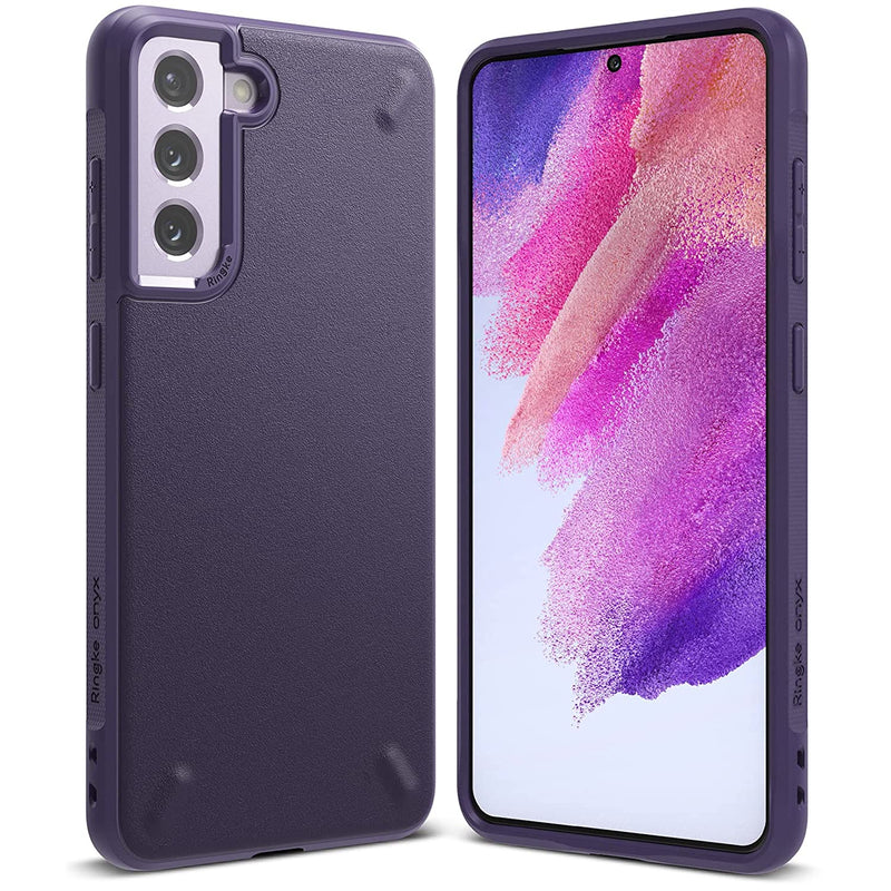 Ringke Onyx Designed For Samsung Galaxy S21 Fe 5G Case Anti Fingerprint Anti Slip Comfortable Grip Sturdy Durable Shockproof Protective Phone Cover Purple