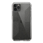 Speck Products Presidio Perfect Clear With Grip Glitter Iphone 11 Pro Max Case Clear With Gold Glitter Clear