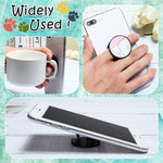 New 9 Pieces Cell Phone Grip Holder Colorful Collapsible Phone Holder Self