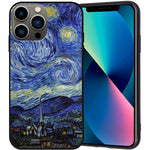 Nhnxhwia Case Compatible With Iphone 13 Pro Max Vincent Van Gogh Starry Night Pattern Girls Women Protective Case With Soft Tpu Bumper Cover Phone Case For Iphone 13 Pro Max 6 7 Inch