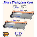 2 Pack Compatible Colorprint E515Dw 593 Bbkd Toner Cartridge E310Dw Work With Dell E310 E514Dw E515Dn E515 Printer Black
