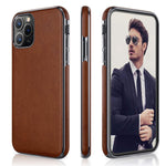 Lohasic For Iphone 11 Pro Case Slim Business Pu Leather Elegant Tpu Bumper Soft Anti Slip Anti Scratch Protective Phone Cover Cases Compatible With Iphone 11 Pro2019 5 8 Brown