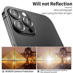 3 1 Wsken For Iphone 13 Pro Max 6 7 Inch Iphone 13 Pro 6 1 Inch Camera Lens Protector Anti Scrach Hd Tempered Metal Glass Camera Screen Protector Shockproof Cover Film Graphite