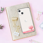 Hepix Clear Case Compatible With Iphone 13 Case Pink Tree 2021 Floral Iphone 13 Case For Women Girls Shockproof Protective Tpu Flowers 13 Phone Case Cover Case For Iphone 13 6 1 In Romantic Flower