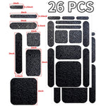 Cell Phone Grip Stickers Mouse Grip Tape Birllaid 26 Pcs Gripper Tape Set Multi Purpose Black Rubberized Grip Tape For Phone Case Gaming Controllers