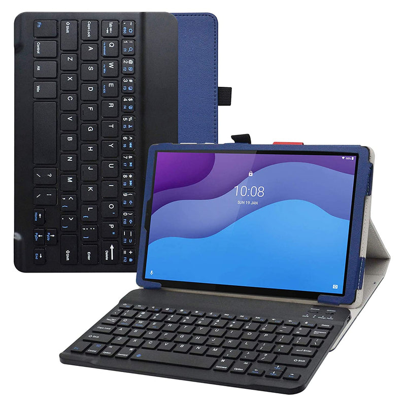 New For Lenovo Tab M10 Hd 2Nd Gen Case Pu Leather Cover With Romovable Wireless Keyboard For 10 1 Lenovo Tab M10 Hd 2Nd Gen Tb X306X Barnes Noble