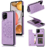 Lbyzcase Samsung Galaxy A42 5G Wallet Case Galaxy A42 5G Phone Case Shockproof Protective Slim Leather Case Cover With Card Slot Holder For Samsung Galaxy A42 5G Purple