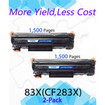 2 Pack Compatible 283X Cf283X Toner Cartridge 83X Used For Hp Laserjet Pro M225Dn M225Dw M225Rdn M201Dw M201N Printer Sold By Easyprint