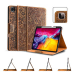 New For Ipad Pro 11 Inch Case 2021 3Rd Gen Genuine Leather Ipad Pro 11 2020 2018 Cover2Rd Gen With Pencil Holder Pencil 2 Wireless Charging Made From