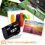 1 Black 127 Ink Cartridge Replacement For Epson 127 T127 Use For Epson Workforce 60 435 520 545 645 840 845 Wf 3520 Wf 3540 Wf 7010 Wf 7510 Wf 7520 Printer 1 P
