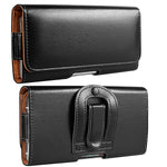 Syking Cell Phone Holster For Iphone 13 Pro 12 Mini 11 Xr Xs Samsung Galaxy S22 S21 Fe S20 S9 A02S A03S A01 A11 A21 A51 A71 A12 A13 A32 A42 A52 Leather Belt Clip Loop Case Phone Pouch Holder Black