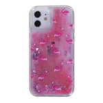 Flamingo Bling Case For Iphone 13 Pro Max Case Glitter Liquid Sparkle Floating Luxury Bling Shockproof Protective Bumper Silicone Case For Iphone 13 Pro Max Flamongo Ip13 Pro Max