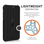 Uag Designed For Iphone 11 6 1 Inch Screen Metropolis Feather Light Rugged Black Military Drop Tested Iphone Case