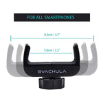 Bvachula Bike Phone Mount Compatible With All Smart Phones Iphone 12 Pro Max 12 Pro 11 Pro Max Galaxy S20 Ultra S20 S10 S9 S8 Bike Handlebars