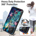 Samsung Galaxy A12 Case Jelanry Samsung A12 Case Heavy Duty Shockproof Dual Layer Protection Tough Hybrid Bumper Rugged Rubber Cover Defend Armor Phone Case For Samsung Galaxy A12 5G Dream Catcher