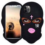 Jowhep Case For Iphone 12 Pro Max Cartoon Cute 3D Fun Trendy Black Women Design Designer Soft Silicone Cover Cool Funny Character Stylish Fashion Unique Cases For Iphone 12 Pro Max Shell Girls Teens