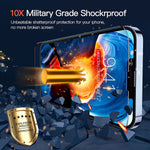 Hou For Iphone 13 Pro Max 6 7 Diamond 9H Screen Protectors Military Grade Shatterproof Eye Protection Tempered Glass Film For Iphone 13 Pro Max 2 Pack 2 6 7