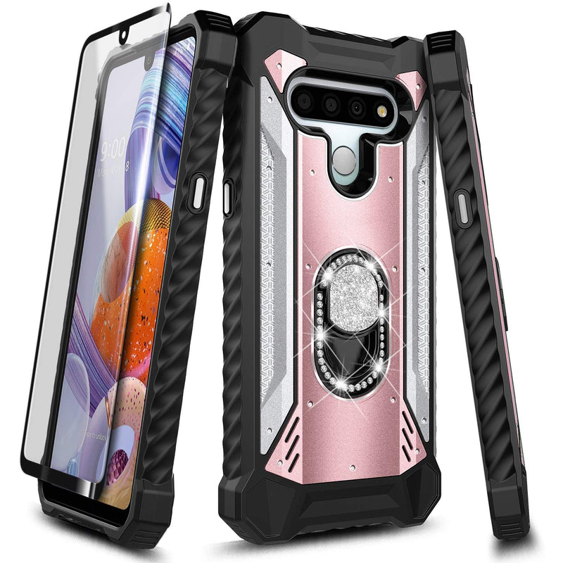 New Case For Lg Stylo 6 With Tempered Glass Screen Protector A