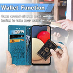 Ccsmall Samsung Galaxy A03S Cartoon Girl Wallet Case Cat Dog Style Flip Phone Cover With Id Card Holder Kickstand Pu Leather Magnetic Clasp Cases For Samsung Galaxy A03S Mg Blue