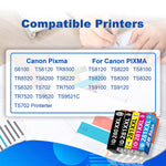 280 Xxl Compatible Ink Cartridge Replacement For Canon Pgi 280Xxl Cli 281Xxl For Pixma Ts6120 Ts9120 Tr8520 Ts6220 Tr7520 Printer 5 Pack