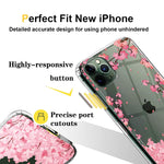 Cocomong Floral Flowers Phone Case Compatible With Iphone 11 Pro Max Case 6 5 Spring Cherry Blossom Phone Case Flexible Tpu Thin Protective Spring Case For Iphone 11 Pro Max Anti Drop Scratch Bumper