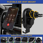 Wireless Car Charger Upsen 15W Qi Fast Charging Auto Clamping Car Phone Holder Charger Mount Windshield Dashboard Air Vent For Iphone 13 12 11 Pro Max Xs Samsung Galaxy S21 S20 S10 S9 Note 9