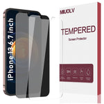 2 Pack Miuolv Clear Privacy Tempered Glass Screen Protector Compatible With Apple Iphone 13 Pro Max 6 7Inch 2021 Full Screen Coverage 9H Hardness Hd Clear Scratch Resistant Bubble Free Anti Fingerprints Glass Protector