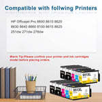 950Xl 951Xl Compatible Ink Cartridges Replacement For Hp 950 Xl 951 Xl 950 951 Combo Pack Work For Hp Officejet Pro 8610 8600 8620 8630 8640 8660 8100 8615 8625