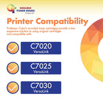 Re Coded Oem Toner Cartridge Replacement For Xerox Versalink C7020 C7025 C7030 106R03738 High Yield Yellow 16 500 Pages