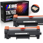Tn760 Toner Cartridge Replacement With Chip For Brother Tn 730 Tn 760 Black High Yield For Dcp L2550Dw Hl L2350Dw Hl L2370Dw Hl L2370Dwxl Hl L2390Dw Hll2395Dw M