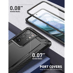 Clayco Xenon Series Case For Samsung Galaxy S21 Ultra 5G Built In Screen Protector Full Body Rugged Cover Compatible With Fingerprint Reader 6 8 Inch 2021 Release Black