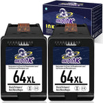 Ink Cartridge Replacement For Hp 64 Xl 64Xl 2 Black Used With Envy Photo 7858 7800 7155 7855 7100 7158 6255 6222 6252 7130 7164 7120 Tango X Smart Home Wirele