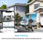 5MP HD Wireless Security Camera for Indoor 8CH NVR with 4 pcs PTZ Camera 2TB HDD