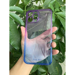 Iphone 13 Pro Max 2 Tone Purple And Blue Gradual Color Change Soft Tpu Case 6 7
